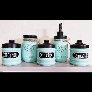 Mason Jar Bathroom Sets NEW